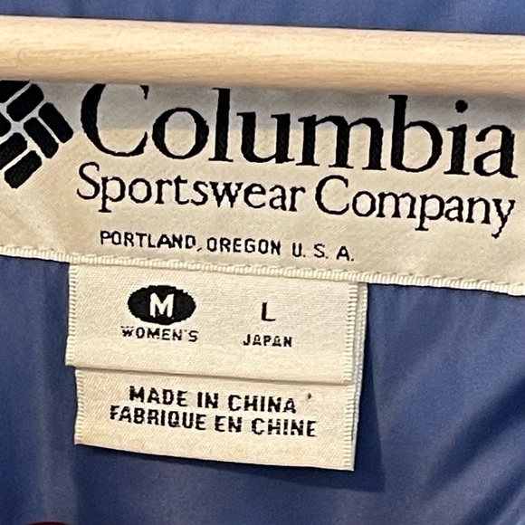 Columbia Womens Down Filled Puffer Ski Jacket Size M Athleisure Blue - Picture 12 of 15